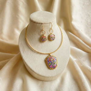 Contemporary Meenakari Choker