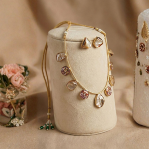 The Mother-of-Pearl & Meenakari Hasli